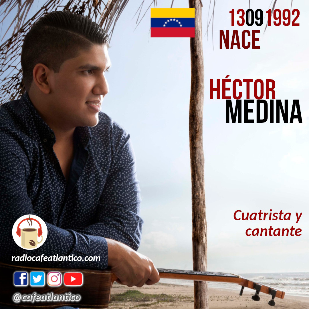 #FELICIDADES
Saludamos en su cumpleaños, con mucho afecto, al cuatrista venezolano Héctor Medina, destacado representante del instrumento nacional. Los invitamos a escuchar su tema "Rompe el colchón"
https://radiocafeatlantico.com/hector-medina-rompe-el-colchon